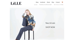 Desktop Screenshot of lilleclothing.com